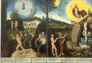Allegory of Law and Grace by Lucas Cranach the Elder