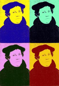 Pop art Martin Luther