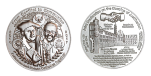 From Conflict to Communion Joint Commemorative Medallion - photo of obverse and reverse
